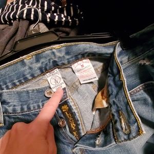 Lucky Brand Cuffed Denim Cropped Jeans Size 8/29
